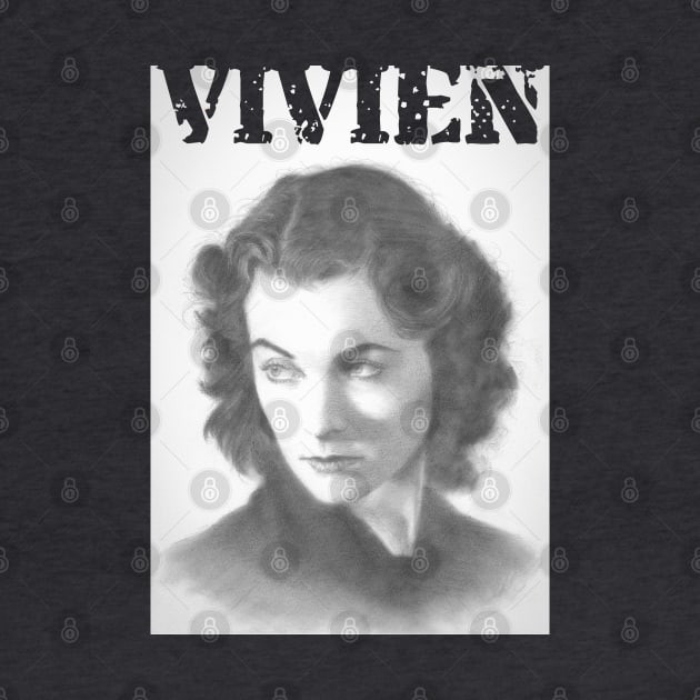 Vivien Leigh by jkarenart